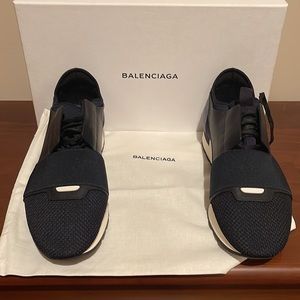 Balenciaga Race Runners in Midnight. Perfect condition.